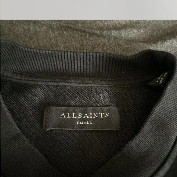 All Saints oversized underground crewneck sweatshirt - Picture 3 of 3